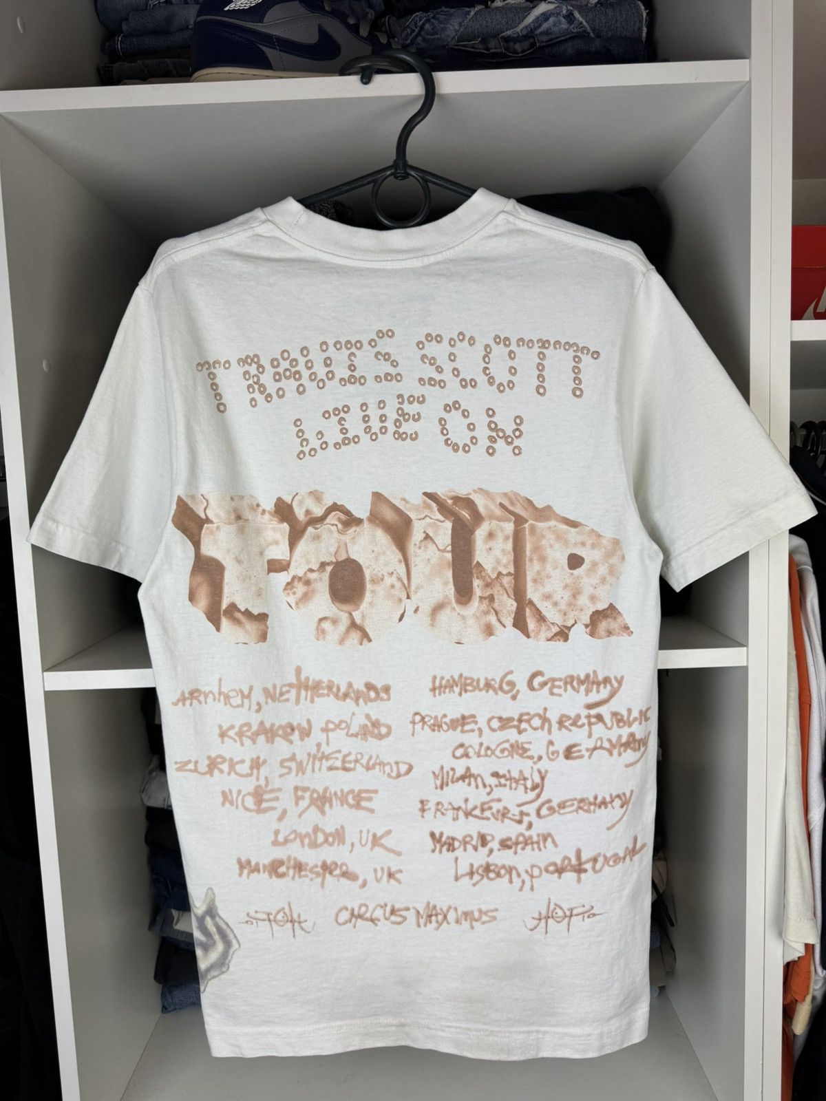 Travis Scott Travis Scott Utopia Skitzo Circus Maximus 2024 Euro Tour Tee Size US S / EU 44-46 / 1 - 14 Thumbnail