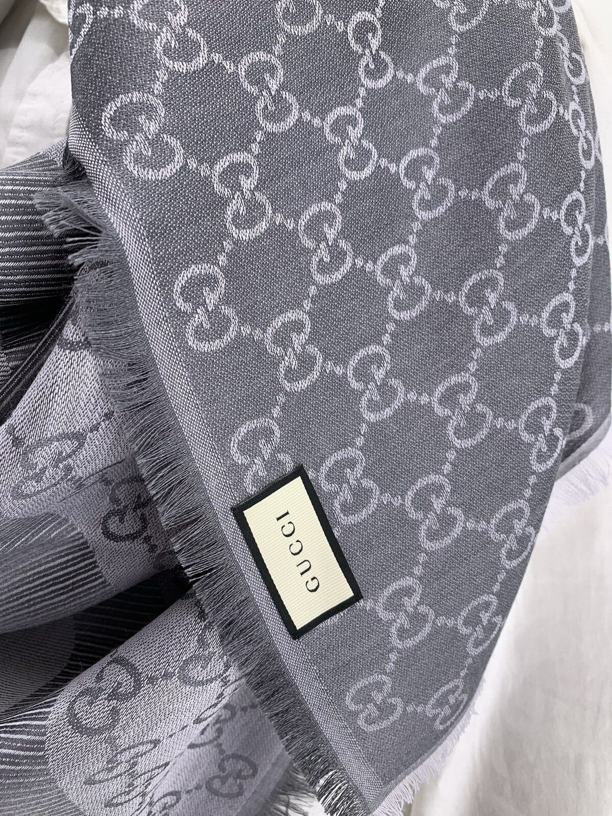 Gucci Size-140x140cm New Gucci Scarves Wool/Silk Size ONE SIZE - 4 Thumbnail