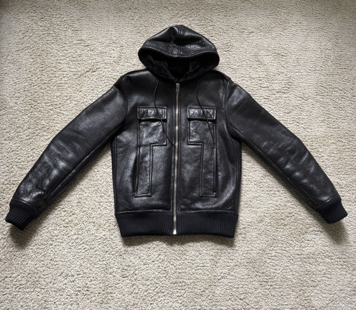 Dior Dior Homme AW07 Navigate Shearling Hooded Jacket Size US S / EU 44-46 / 1 - 2 Thumbnail
