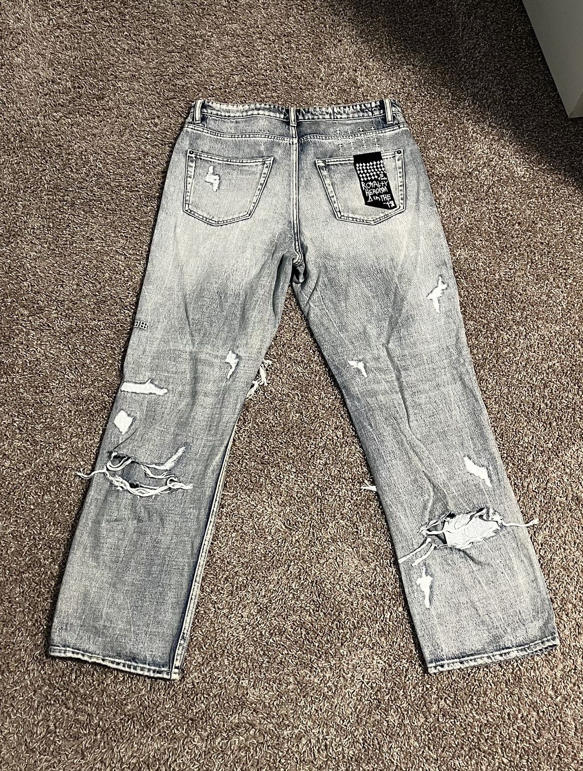 Ksubi Ksubi Anti K Punk Blue Shred Size US 33 - 6 Thumbnail