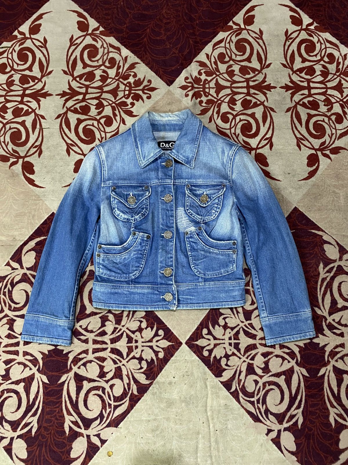 Dolce & Gabbana Dolce & Gabbana Denim Jacket Size S / US 4 / IT 40 - 1 Thumbnail