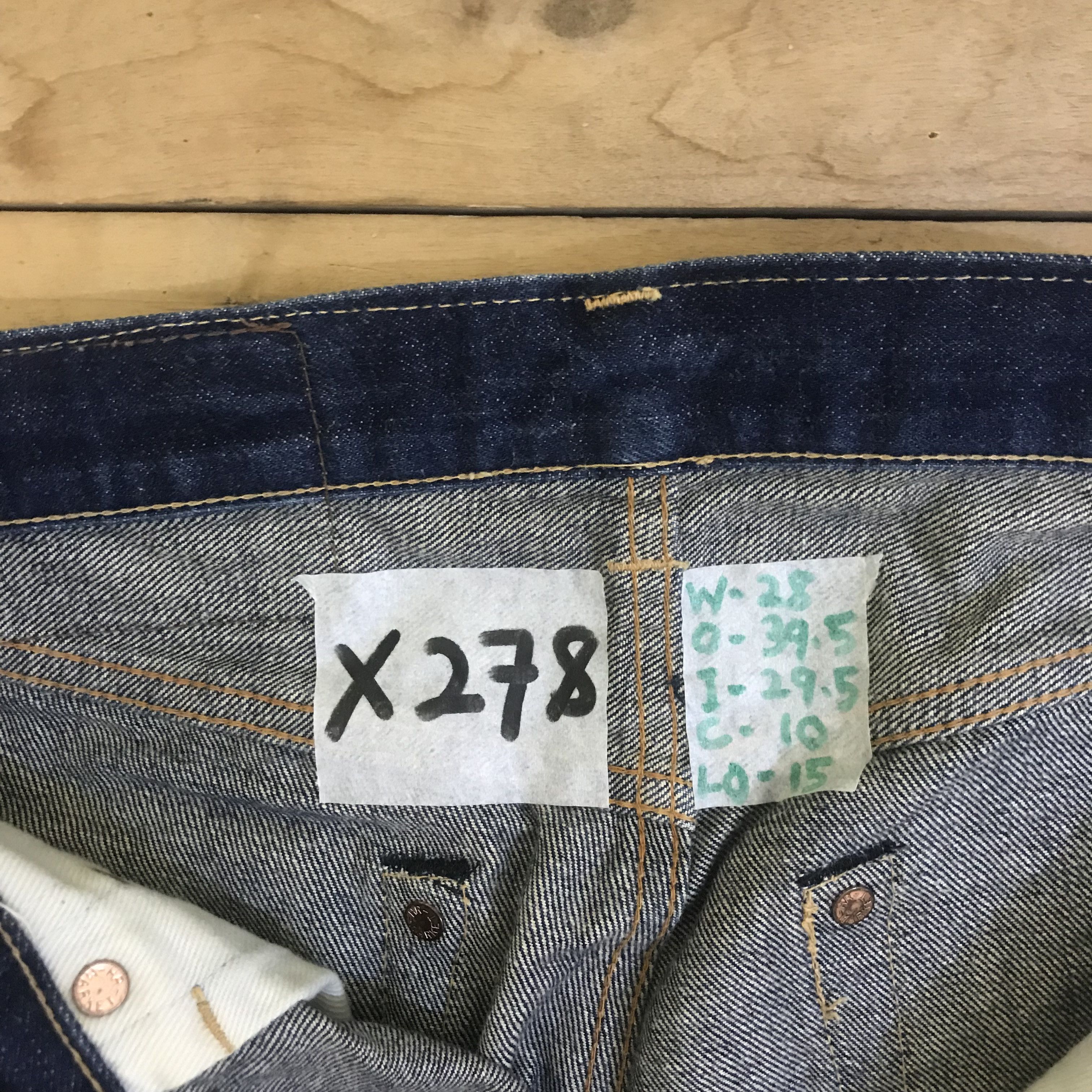 Blue Blue Japan × Japanese Brand X278 VTG BLUE BLUE JAPAN INDIGO BLUE SLIM FIT DENIM Size US 28 / EU 44 - 7 Thumbnail