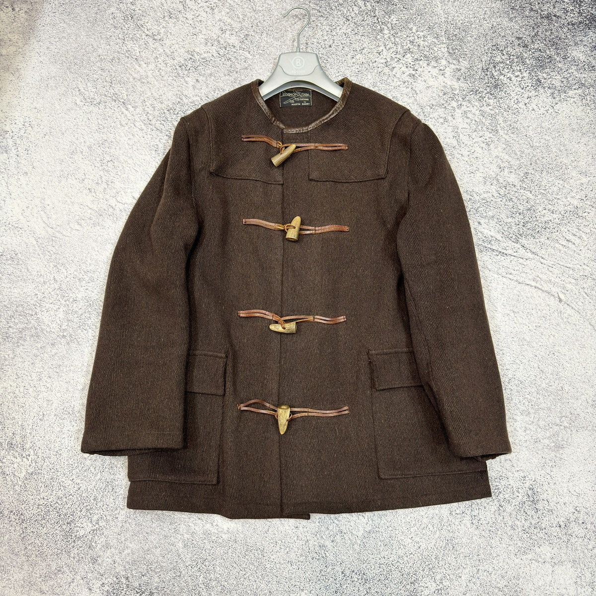 Designer × Vintage Martin Barry Handmade Wool Duffle Coat England Size S Size US S / EU 44-46 / 1 - 1 Thumbnail