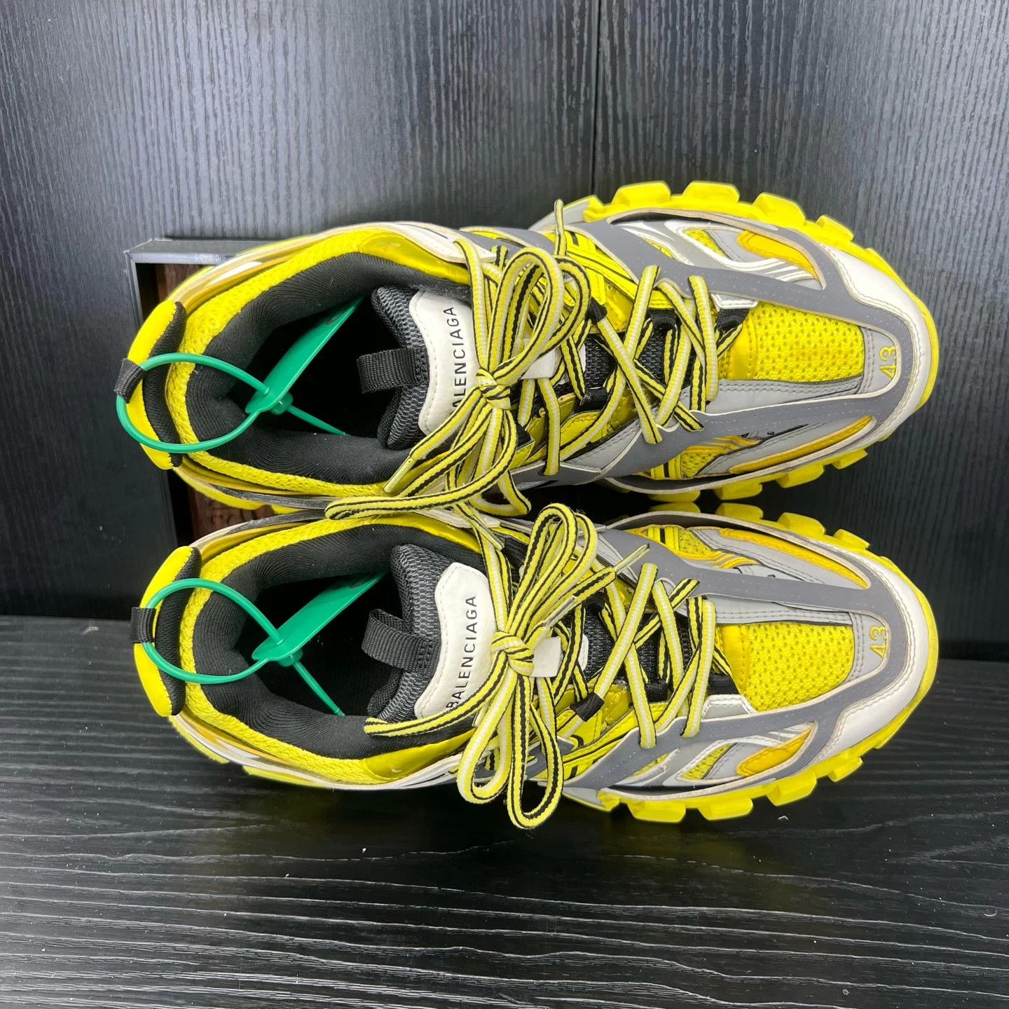 Balenciaga Balenciaga Track gray yellow men's size 43 Size US 10 / EU 43 - 6 Thumbnail