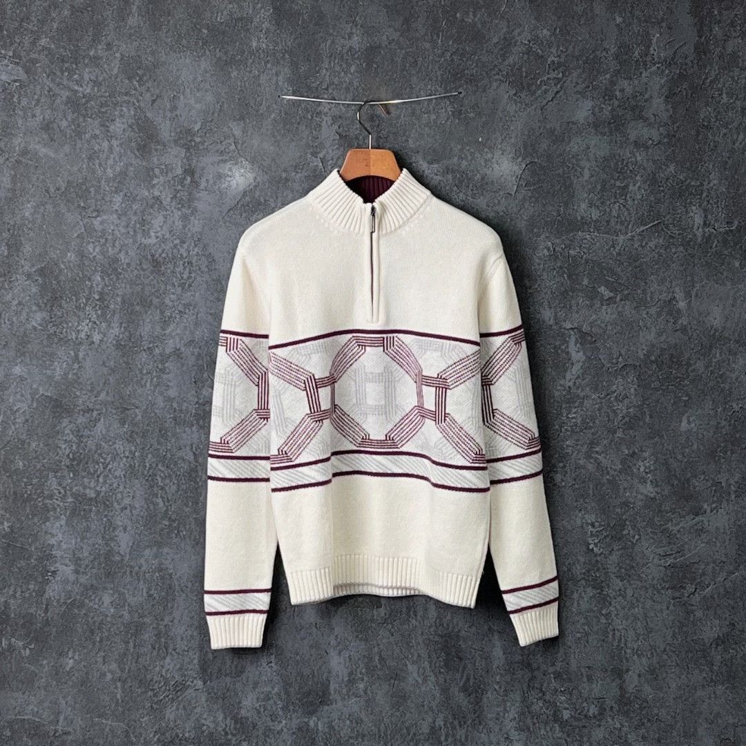 Stefano Ricci Stefano Ricci Knit Beige Sweater m Men Size US M / EU 48-50 / 2 - 1 Thumbnail