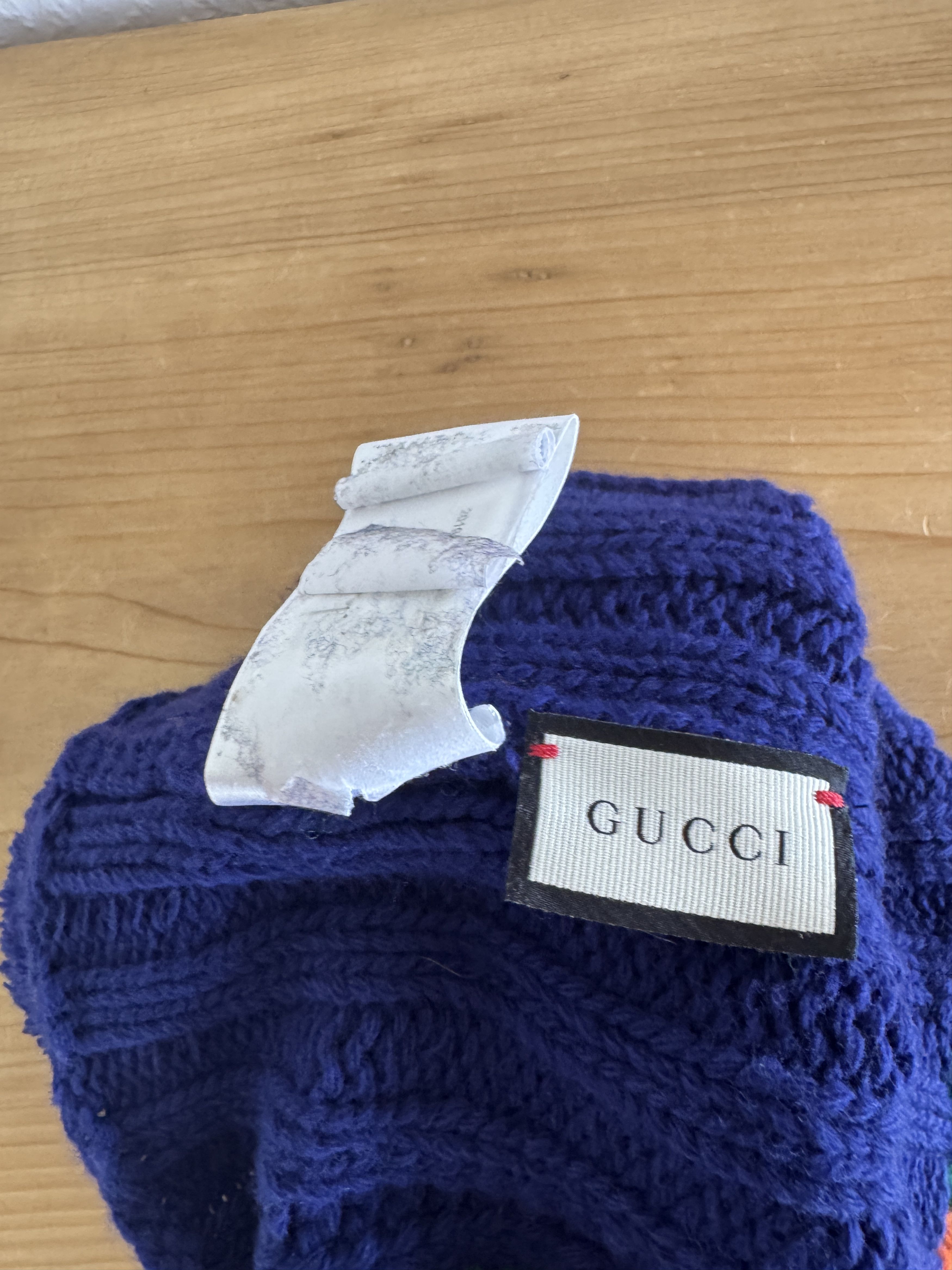 Gucci SAMPLE Knit Pom-Pom Beanie Size ONE SIZE - 4 Thumbnail