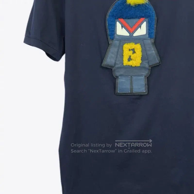 Fendi Fendi Black Cotton Men's Short Sleeve T-Shirt . Size US M / EU 48-50 / 2 - 4 Thumbnail
