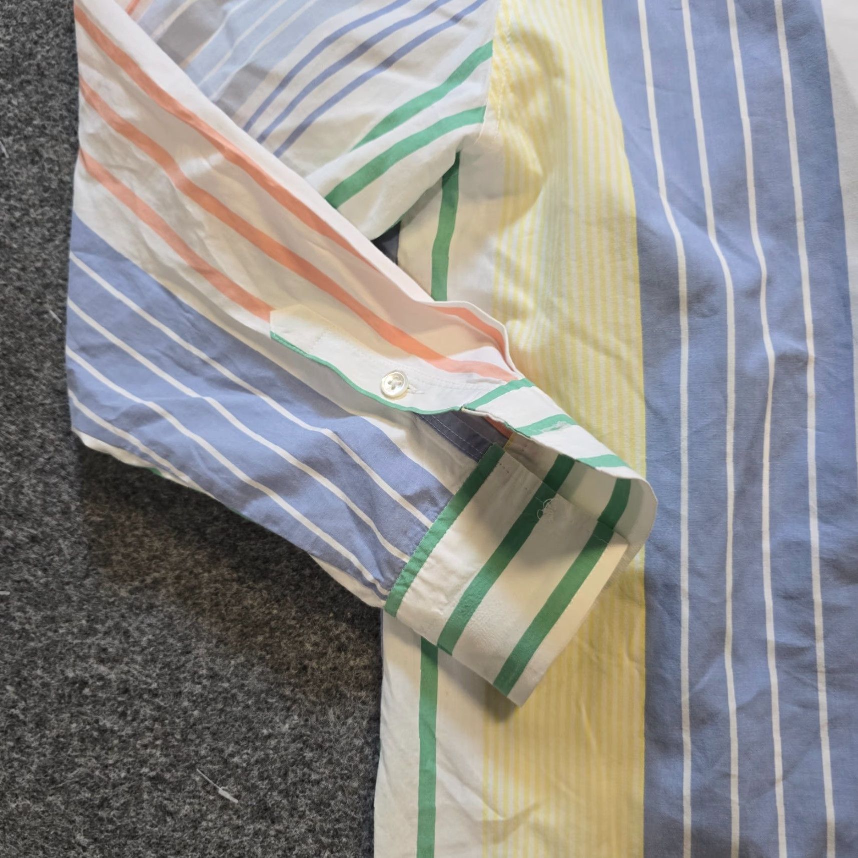 Rails Rails Shirt Mens Size Medium White Blue Striped Colorblock Preppy Button Casual Shirt Size US M / EU 48-50 / 2 - 6 Thumbnail