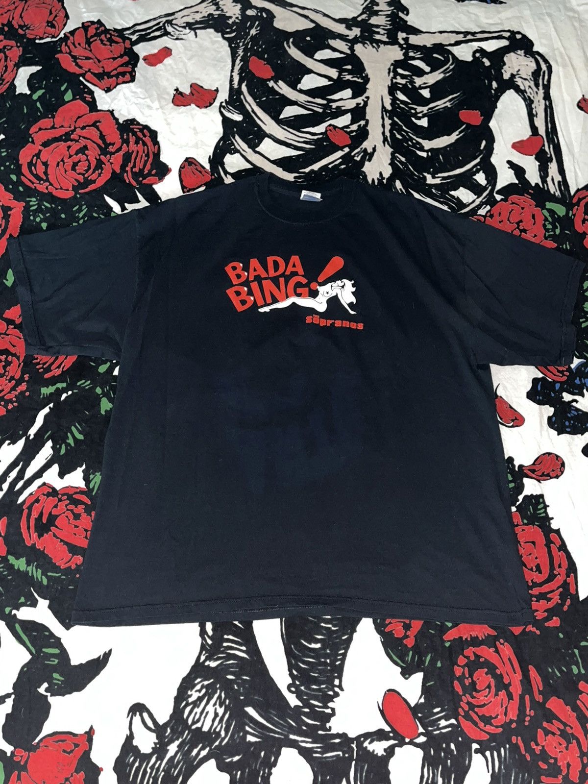 Other Crazy Y2K Faded Thrashed ERD The Sopranos TV Show Promo Tee Size US XXL / EU 58 / 5 - 1 Thumbnail