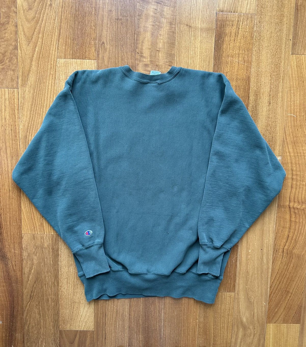 Champion × Vintage Vintage 90s Champion Forrest Green Reverse Weave Sweatshirt Size US XXL / EU 58 / 5 - 2 Thumbnail