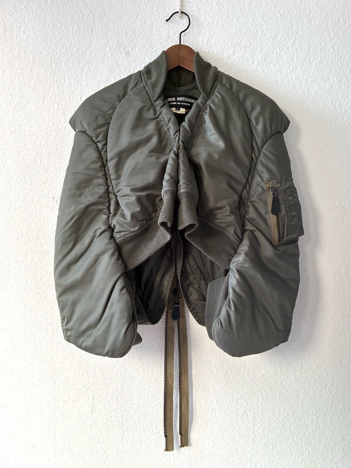 Junya Watanabe Junya Watanabe AW2006 Destructured Bomber Jacket Size S / US 4 / IT 40 - 2 Thumbnail