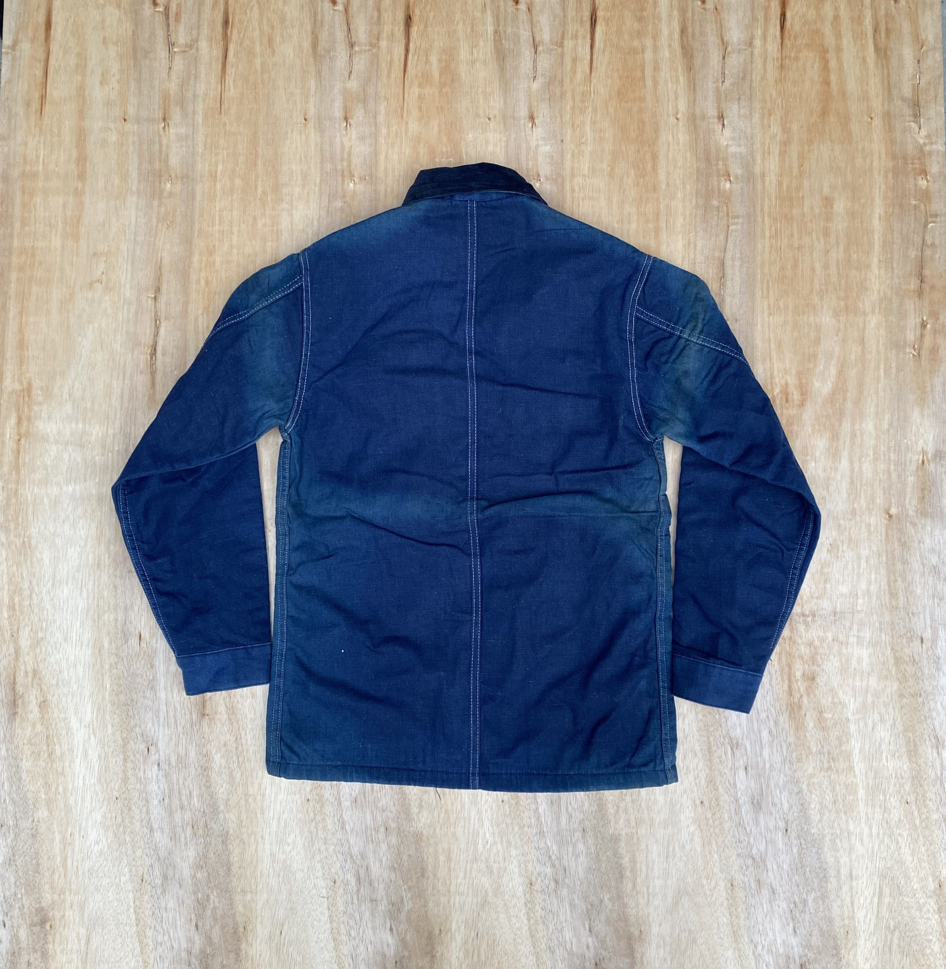 Edwin Vintage 80S Edwin sunfaded Chore denim jacket inner blanket Size US S / EU 44-46 / 1 - 5 Thumbnail