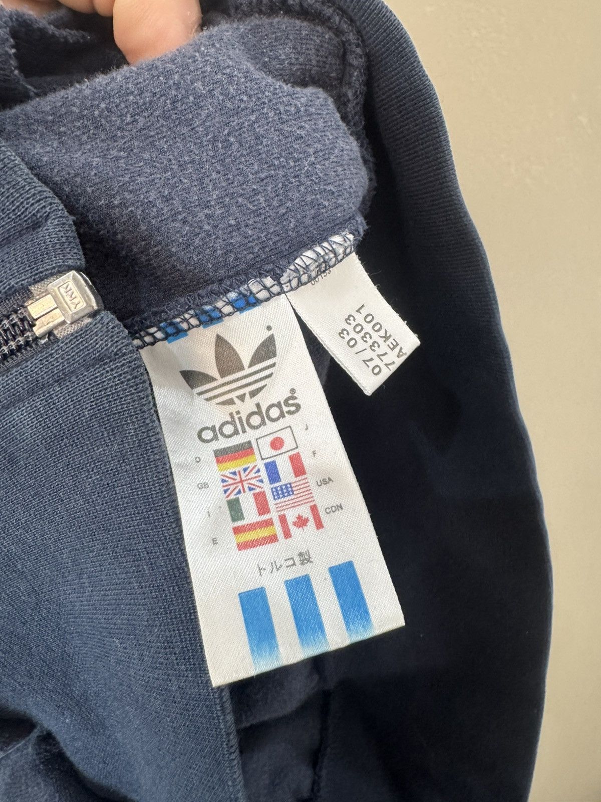 Adidas Vintage Y2K Adidas Velour Track Jacket hiphop street style Size US XL / EU 56 / 4 - 4 Thumbnail