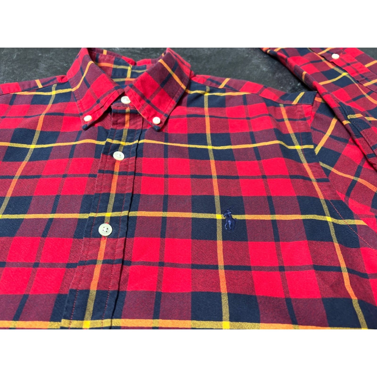 Polo Ralph Lauren Polo Ralph Lauren Men Regular Medium Red Plaid Long Sleeve Button-Up Shirt Size US M / EU 48-50 / 2 - 3 Thumbnail