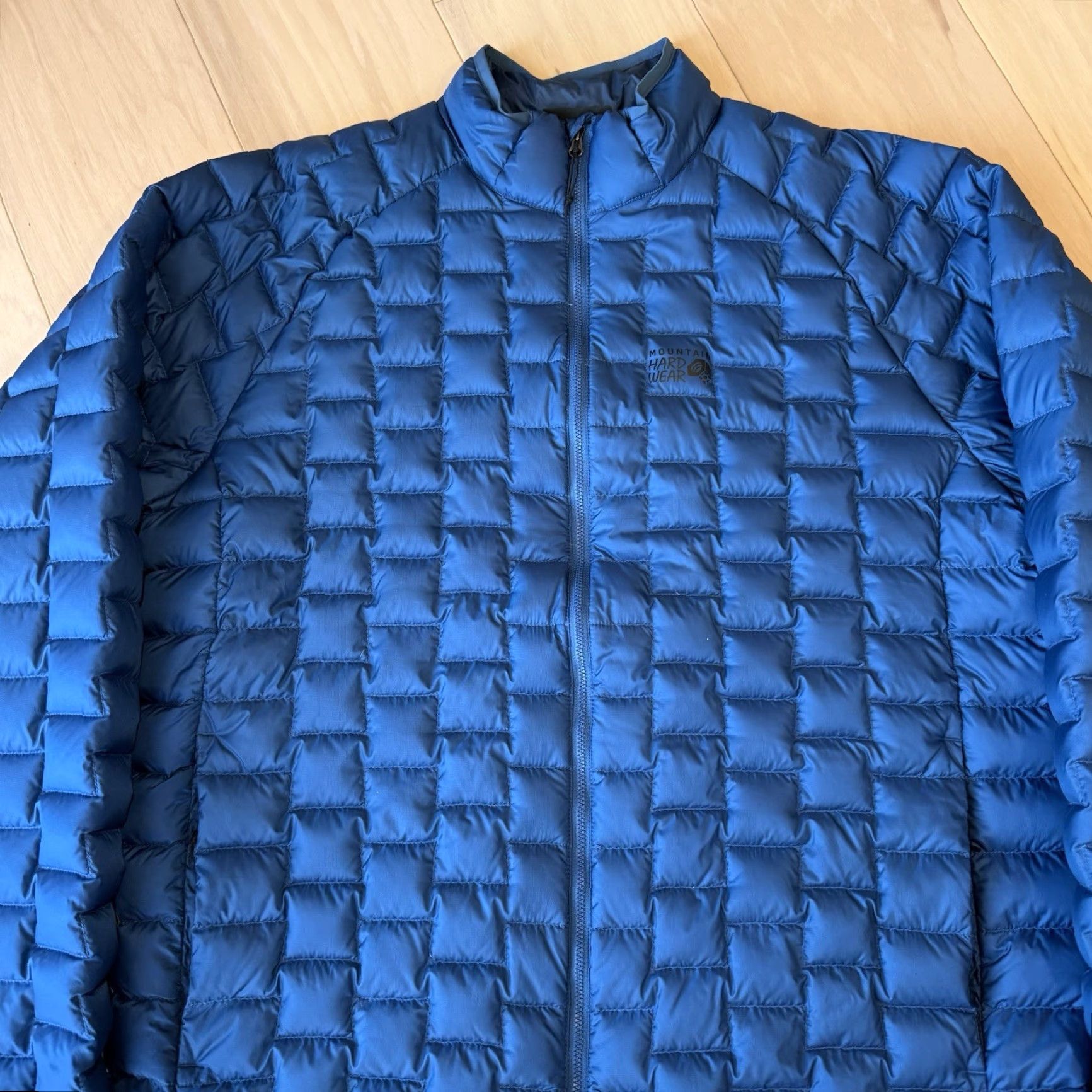 Mountain Hardwear Mountain Hardwear Temescalborz Jacket 2XL Blue Full Zip Puffer Down Insulated Mens Jacket Size US XXL / EU 58 / 5 - 4 Thumbnail