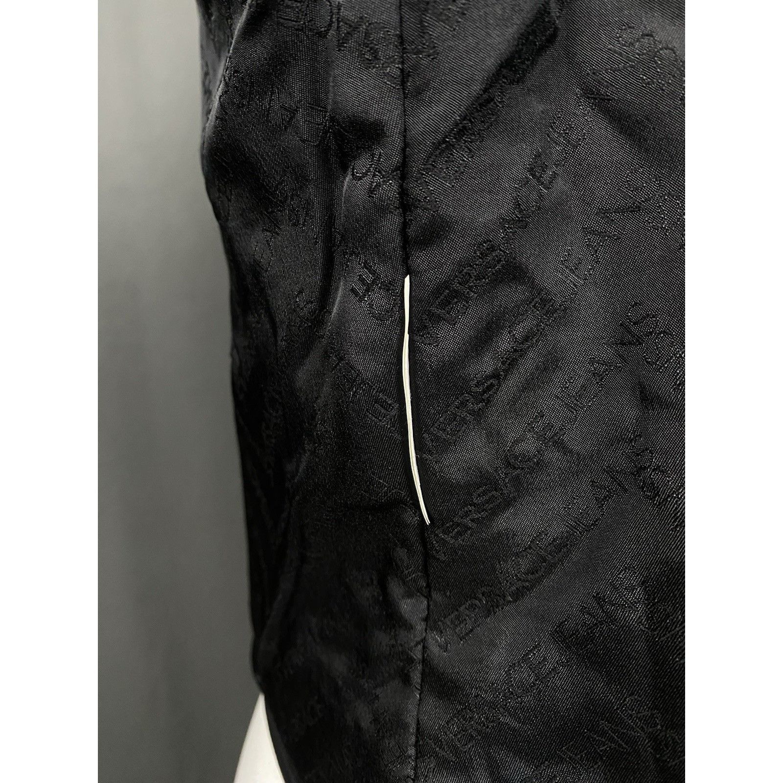 Versace Versace Assymetric Gray Black Biker Motorcycle Jacket Size Size S / US 4 / IT 40 - 11 Thumbnail