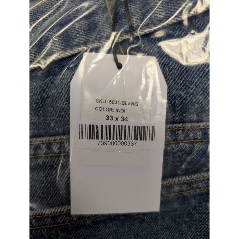 Gallery Dept. o1rshd1 Q:2 / Selvedge Denim Indigo Jean Pants in Blue 33x34 Size US 33 - 20 Thumbnail
