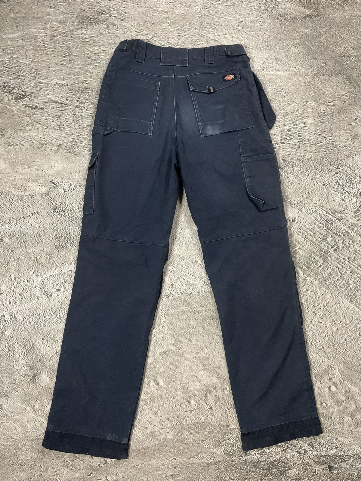 Vintage Dickies cargo pants vintage workwear grey black Size US 34 / EU 50 - 6 Thumbnail