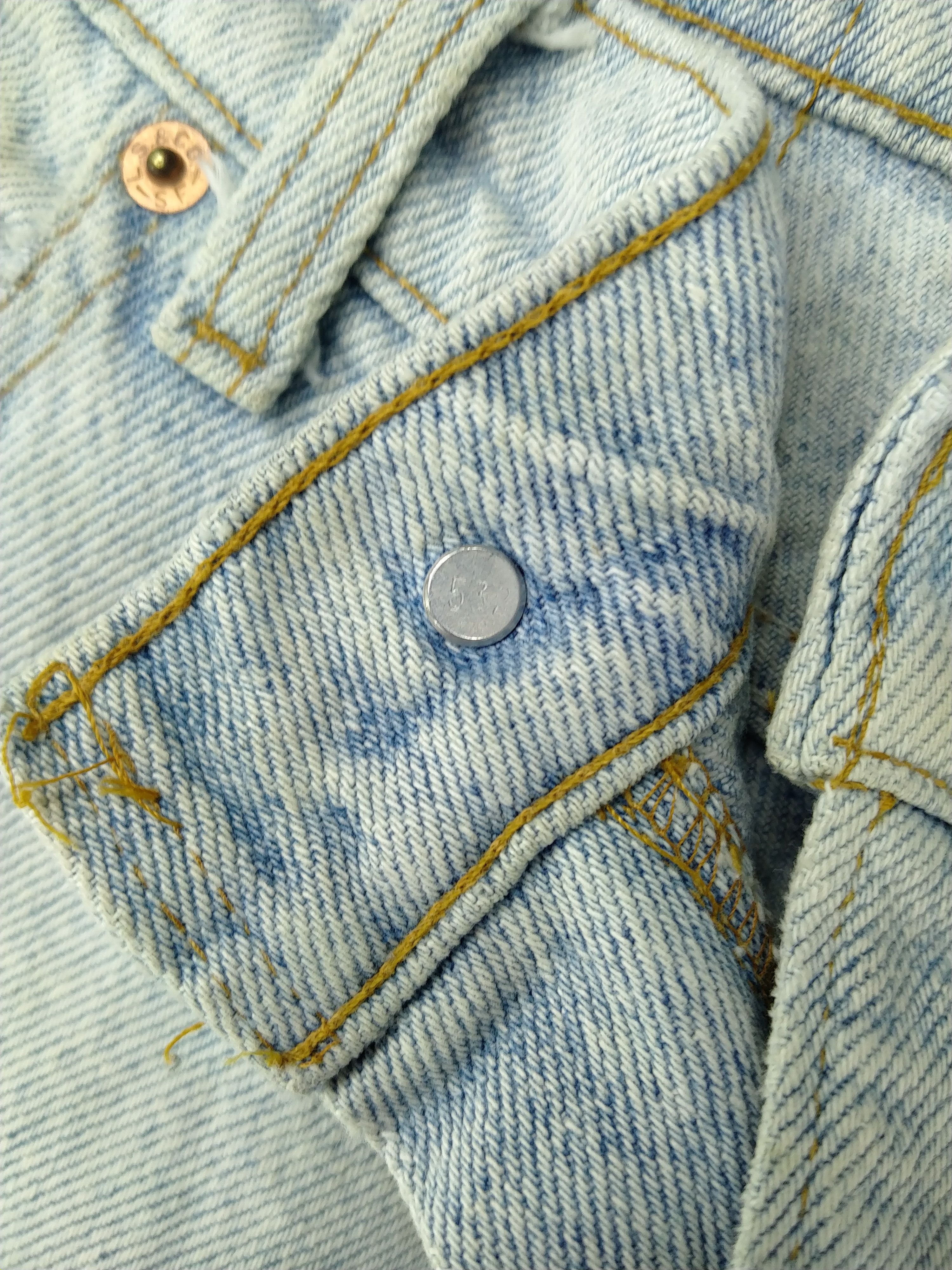 Japanese Brand Light Wash Vintage Levi's 505 USA Denim 35 x 32.5 -JN591 Size US 36 / EU 52 - 7 Thumbnail