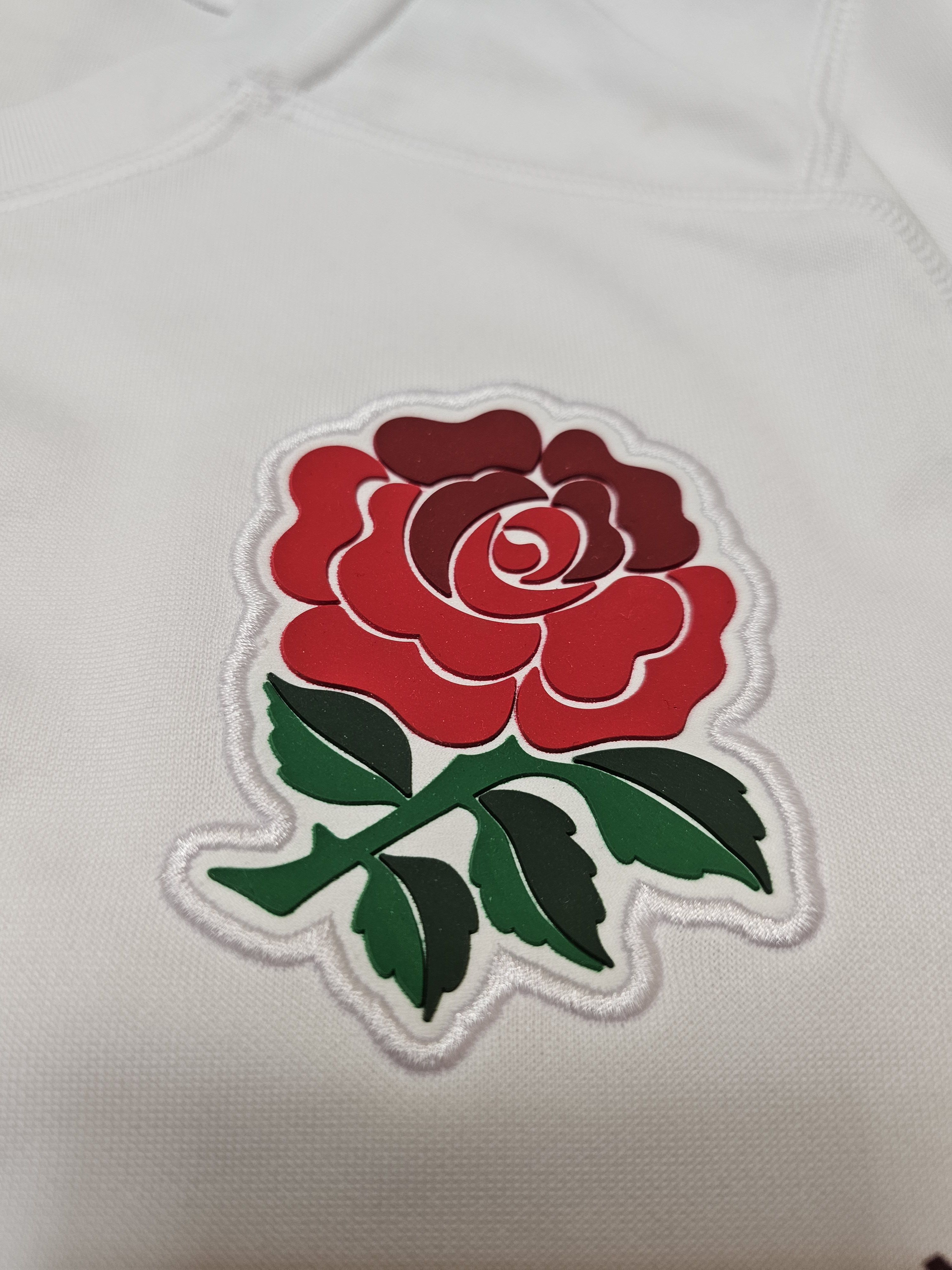Umbro ENGLAND RUGBY JERSEY 2022 2023 HOME RUGBY SHIRT Size US L / EU 52-54 / 3 - 4 Thumbnail