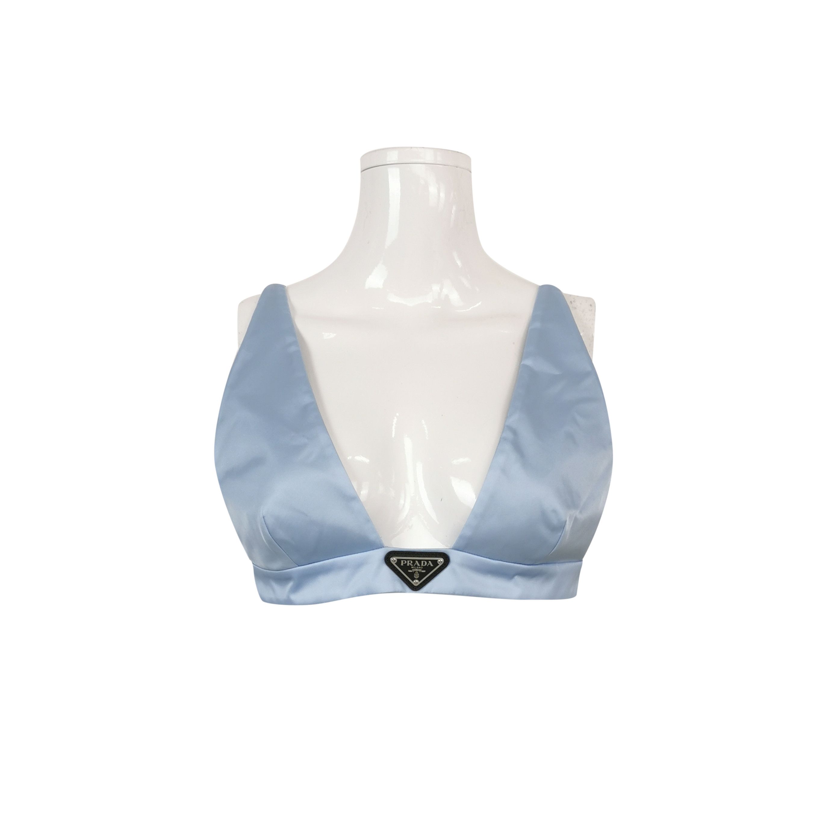 Prada Prada Triangle Logo Crop Top IT 40 Size S / US 4 / IT 40 - 1 Thumbnail