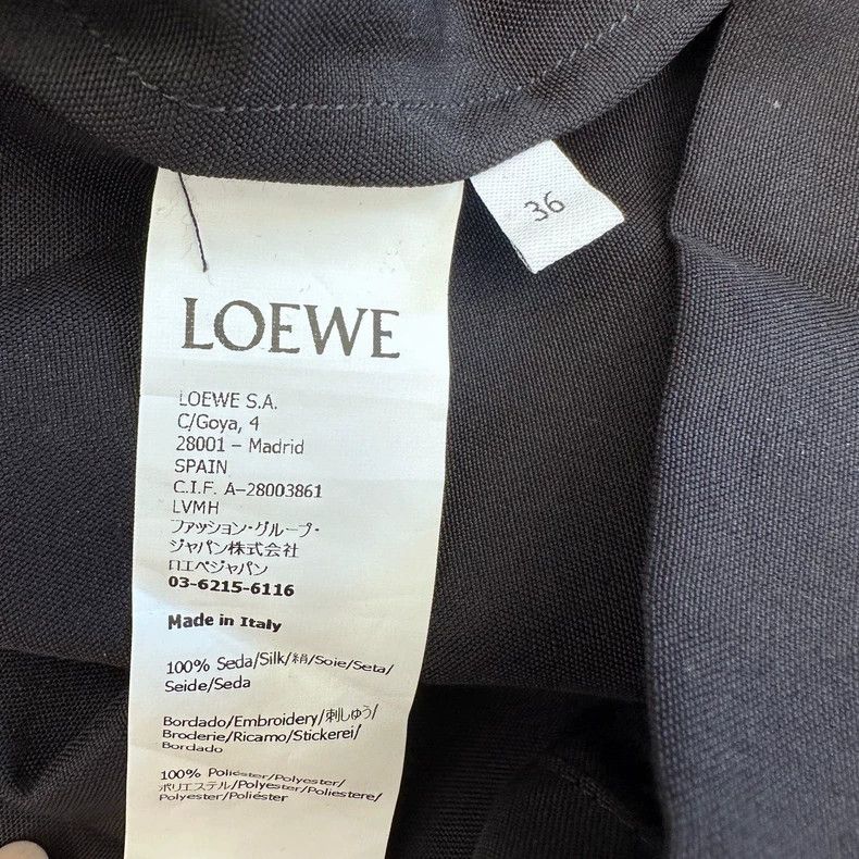 Loewe LOEWE Black pocket logo shirt Size XS / US 0-2 / IT 36-38 - 6 Thumbnail