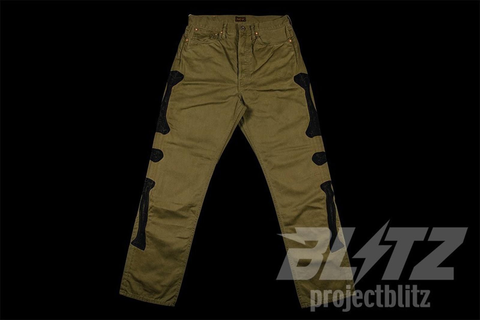 Kapital Kapital Chino Mexican Tuxedo 5P Okagilly Bones Pants 34 Size US 34 / EU 50 - 2 Thumbnail