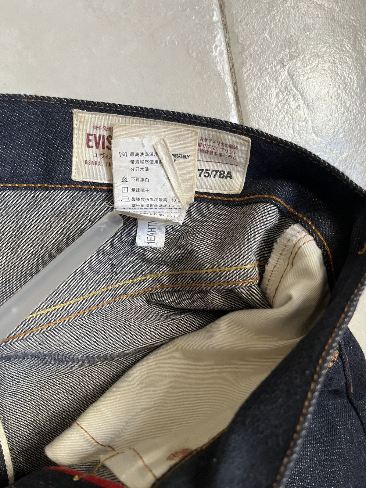 Evisu Evisu denim diacock slevedge jeans sz 34 Size US 34 / EU 50 - 13 Thumbnail