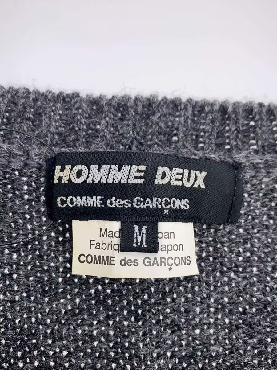 Comme des Garcons × Comme des Garcons Homme Deux Cable Knit Patchwork Pattern Wool Knit Sweater Size US S / EU 44-46 / 1 - 4 Thumbnail
