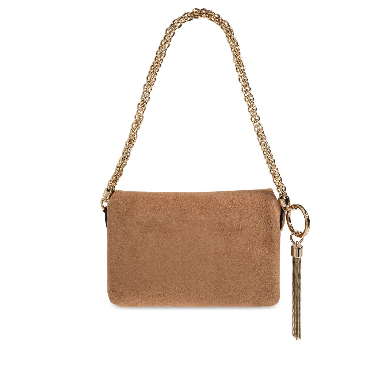 Jimmy Choo JIMMY CHOO Callie Flap Toffee Suede Shoulder Bag New & Authe Size ONE SIZE - 2 Thumbnail