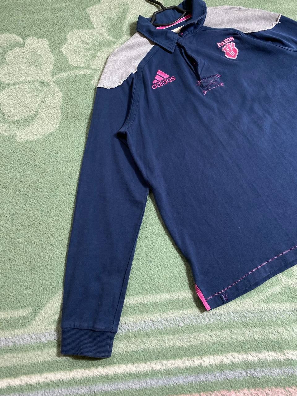 Adidas × Vintage Vintage 90s Adidas PARIS Sweatshirt Sweater Crewneck France Size US XL / EU 56 / 4 - 9 Thumbnail
