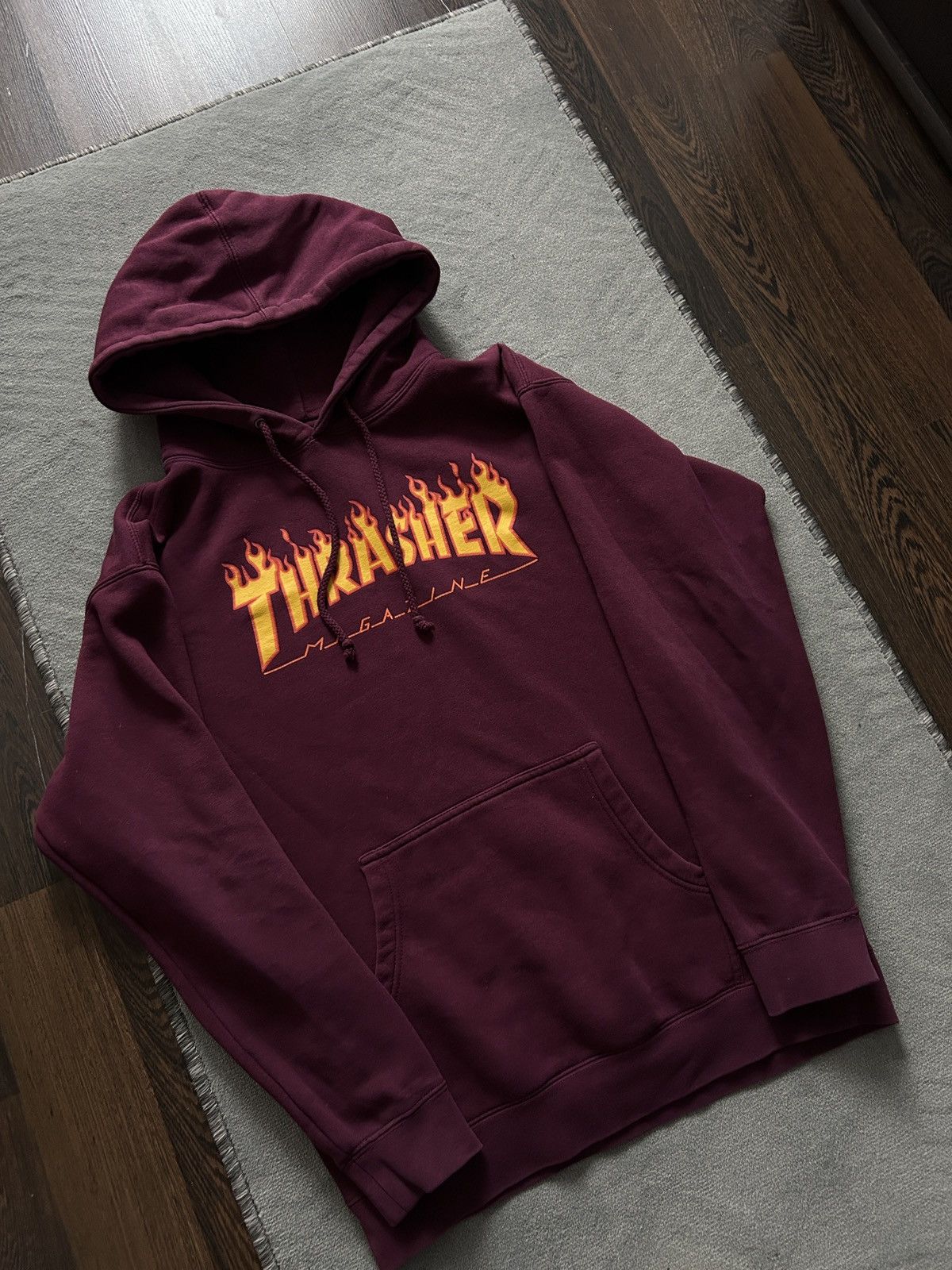 Thrasher × Vintage Thrasher hype y2k streetwear style sk8 hoodie Size US M / EU 48-50 / 2 - 1 Thumbnail