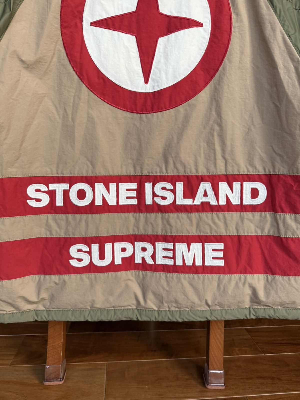 Stone Island Supreme®/Stone Island® Reversible Down Puffer Jacket-Olive Size US L / EU 52-54 / 3 - 4 Thumbnail