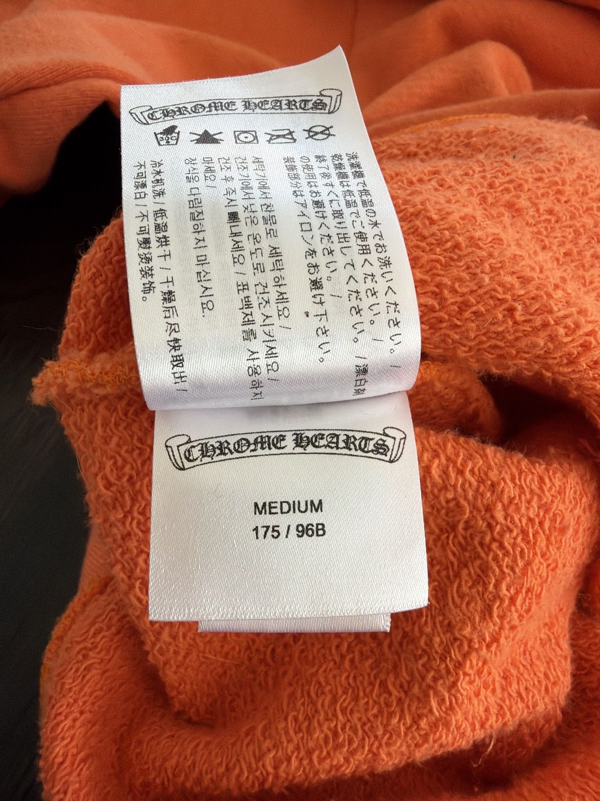 Chrome Hearts Chrome Hearts Orange Dagger Crewneck Size US M / EU 48-50 / 2 - 9 Thumbnail