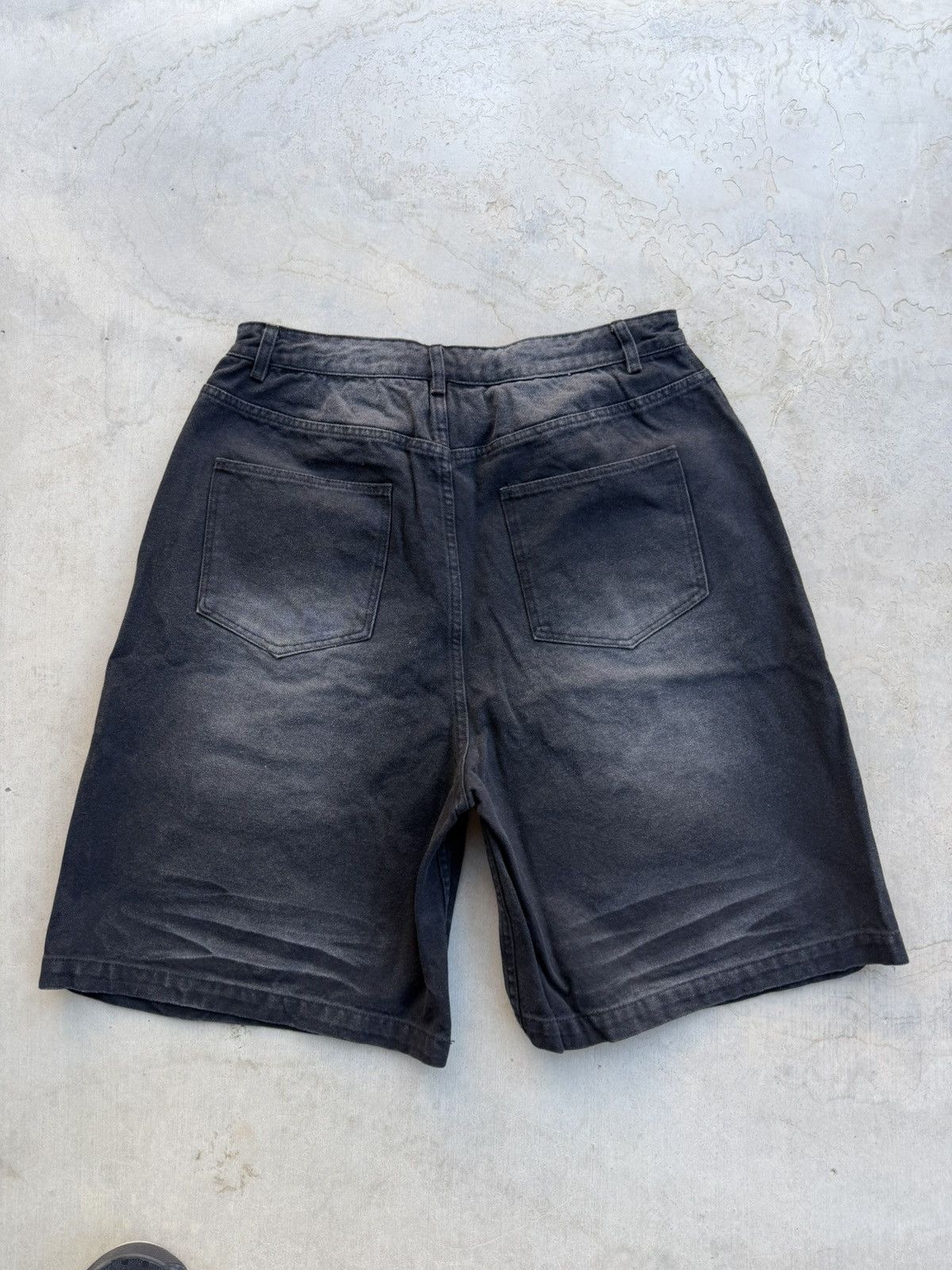 Vale Vale Forever Black 1980s Patchwork Jorts – Black – New 36 Size US 36 / EU 52 - 6 Thumbnail
