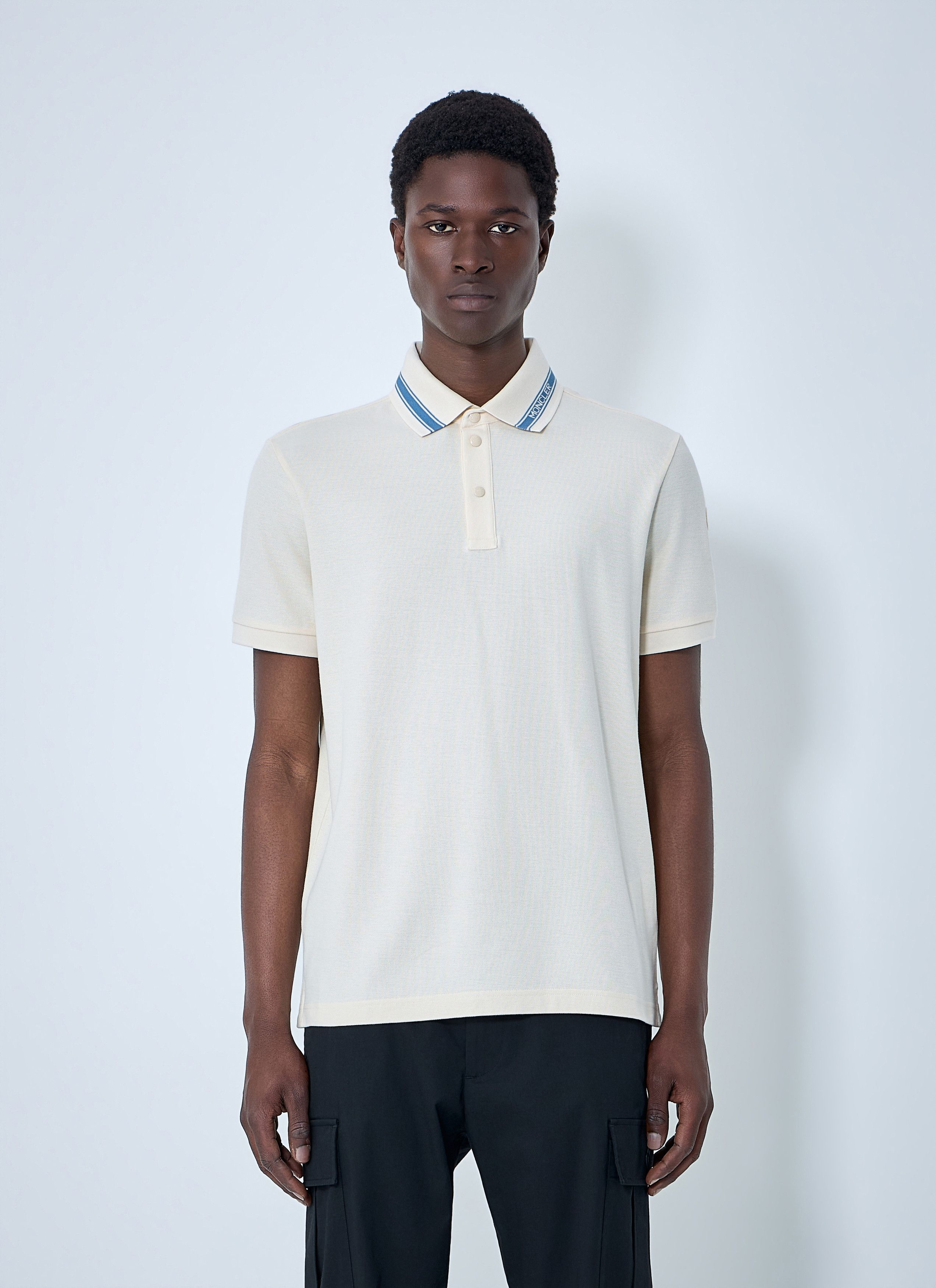 Moncler Polo Shirt with Contrast Collar Size US XXL / EU 58 / 5 - 1 Thumbnail