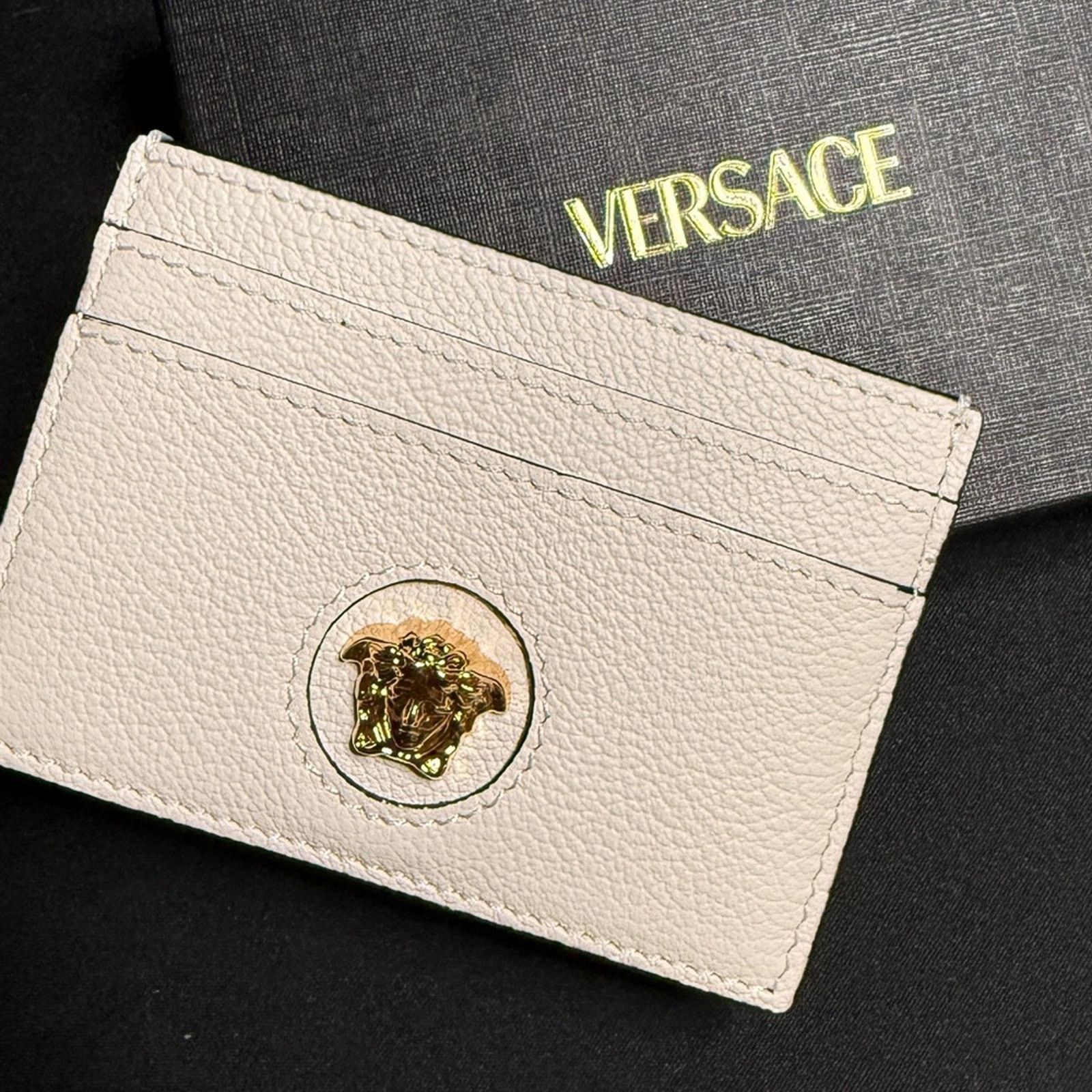 Versace Versace Cream white Card Holder Size ONE SIZE - 2 Thumbnail