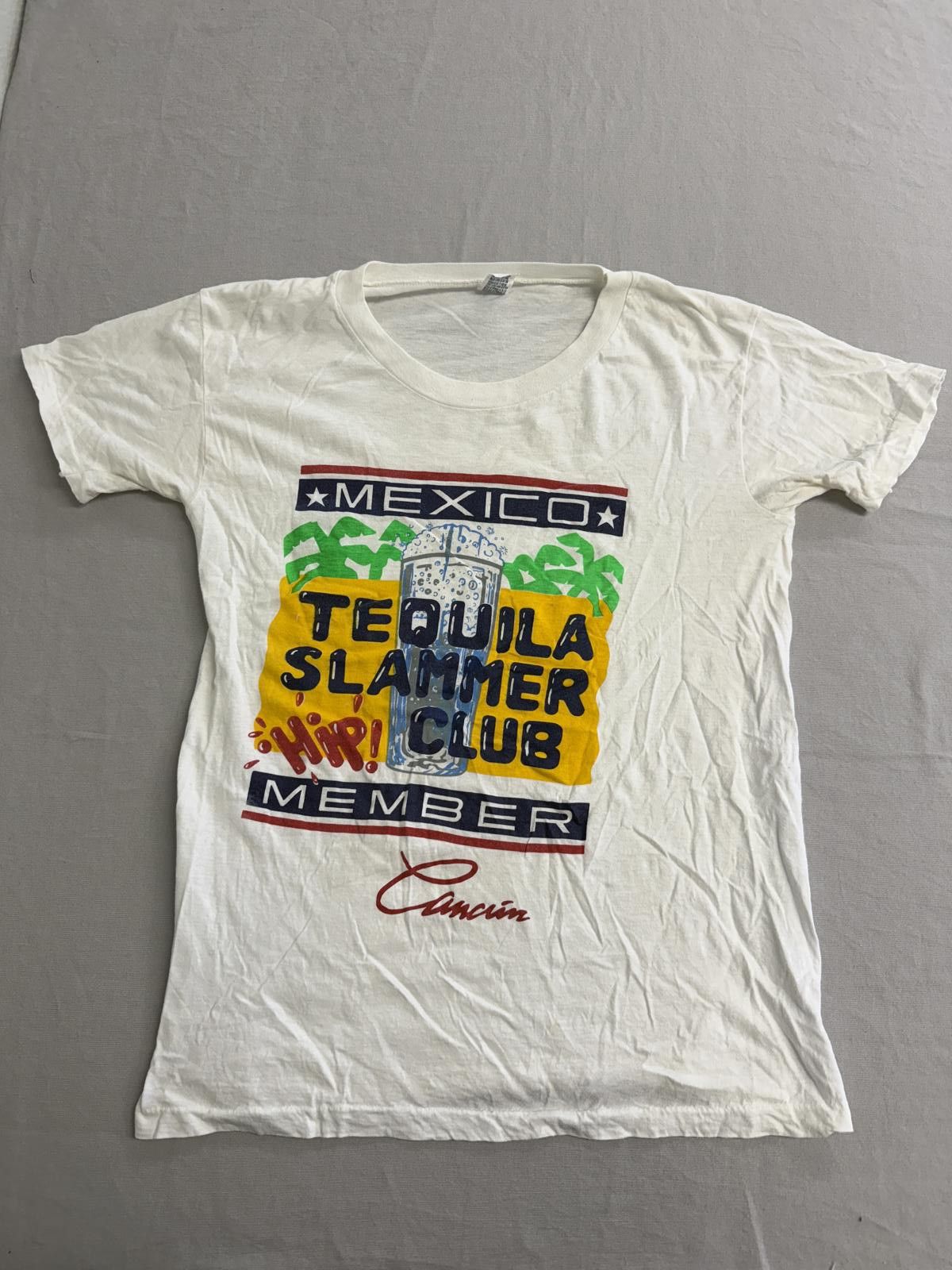 Faherty VTG Cancun T-shirt Tequila Slammer Club Mexico Tee XXL Size US XXL / EU 58 / 5 - 1 Thumbnail