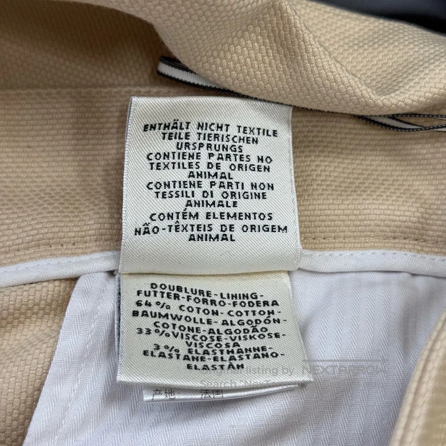 Hermes Hermes Ivory Nine-Quarter Hem Denim Pants| Size US 38 / EU 54 - 6 Thumbnail