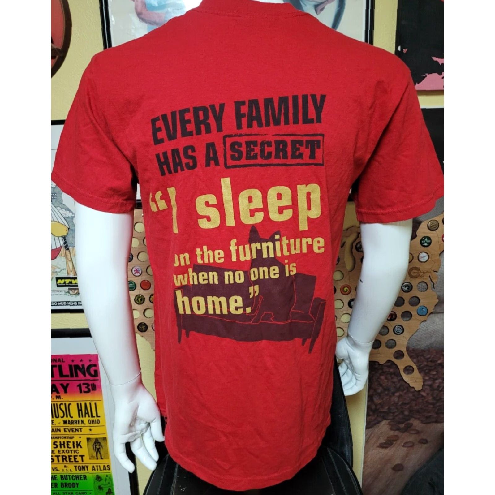 Jerzees Dads Pet Food T Shirt Medium Red Jerzees 100% Cotton Logo Graphic Tee Cat Dog Men Short Sleeve Crew Neck Size US M / EU 48-50 / 2 - 3 Thumbnail
