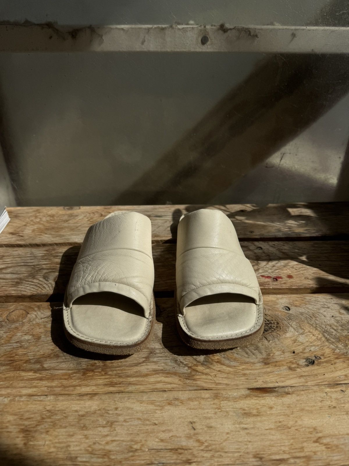 Dries Van Noten Off white slip on sandal Size US 11 / EU 44 - 5 Thumbnail