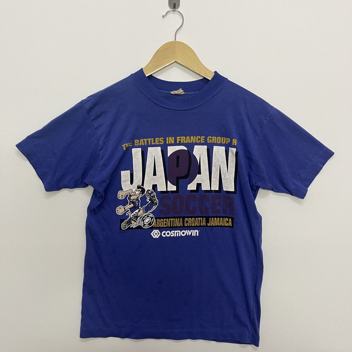 Japanese Brand × Vintage JAPAN SOCCER T-shirt Vintage Size US S / EU 44-46 / 1 - 1 Thumbnail