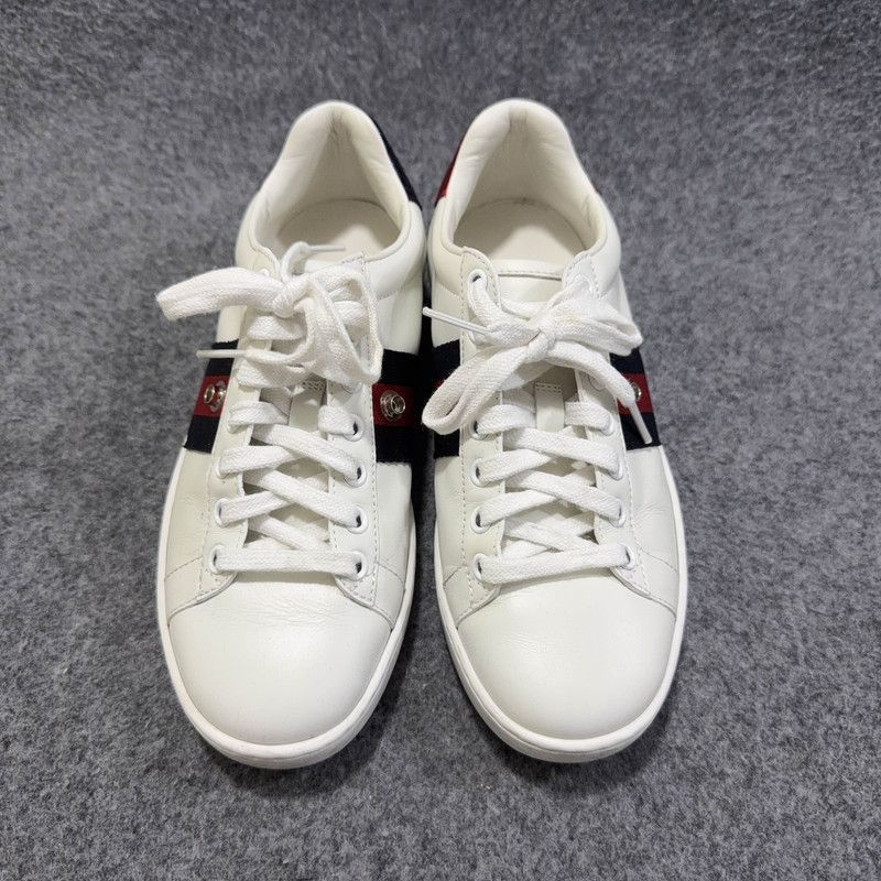 Gucci Gucci Ace Leather Casual Sneakers for Women -2508 Size US 5 / IT 35 - 2 Thumbnail