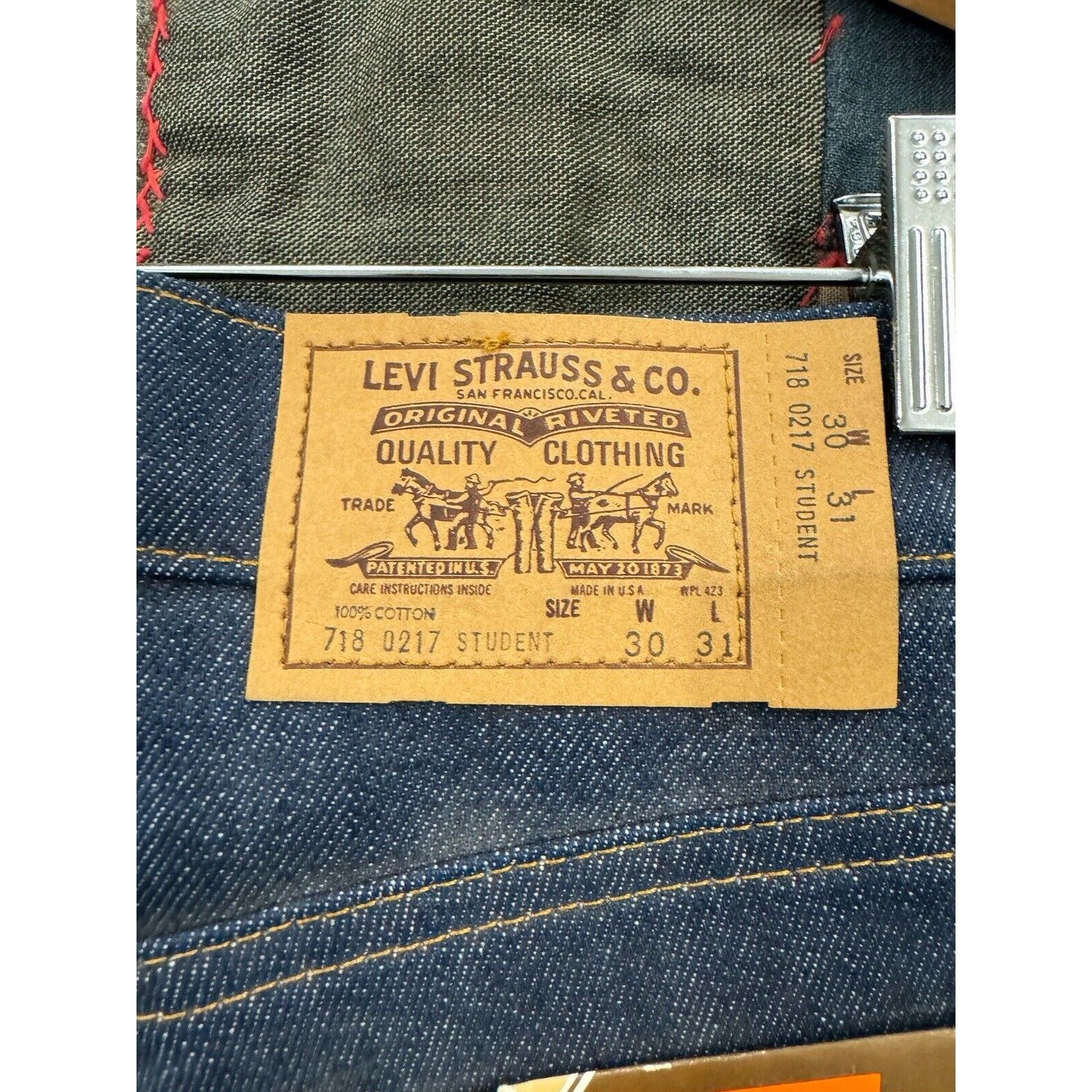 Levi's Deadstock American Vintage Levis Straight Leg Mens W30 X L31 Size US 30 / EU 46 - 4 Thumbnail