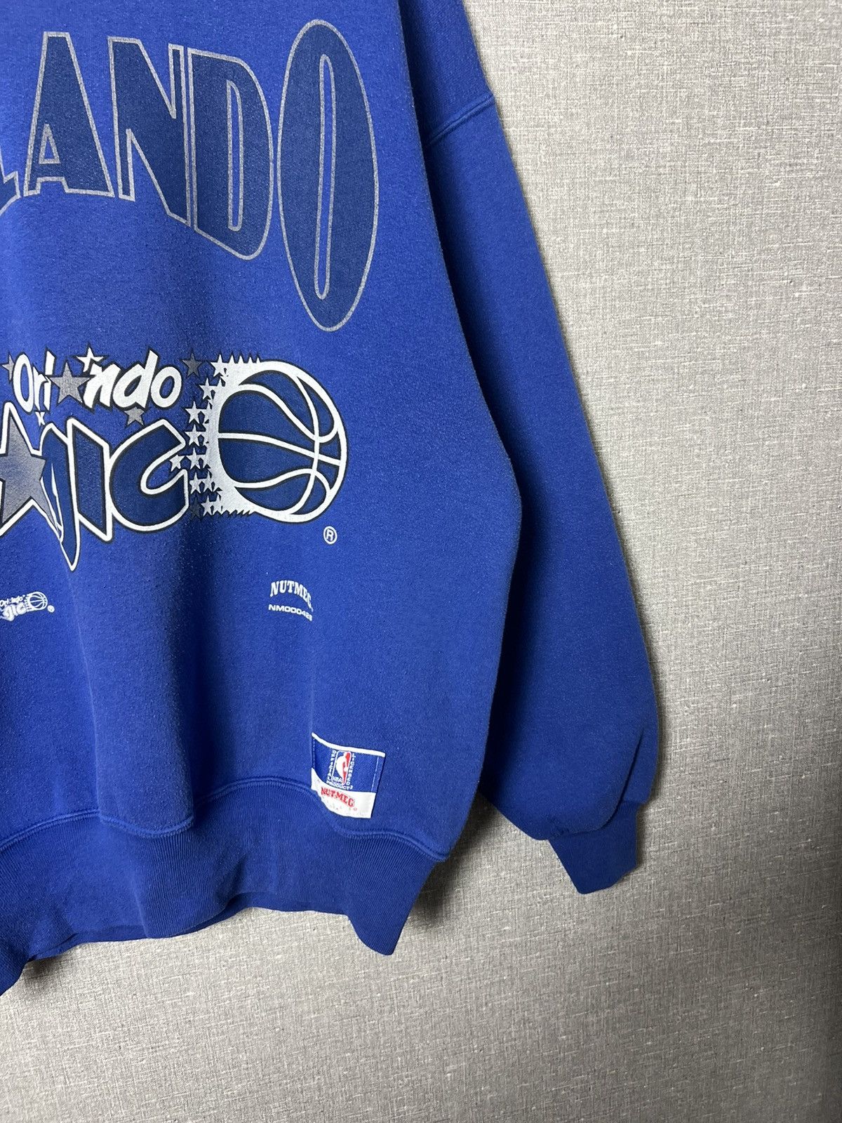 Nutmeg Vintage 90s Orlando Magic NBA Crewneck Sweatshirt Size US XL / EU 56 / 4 - 5 Thumbnail