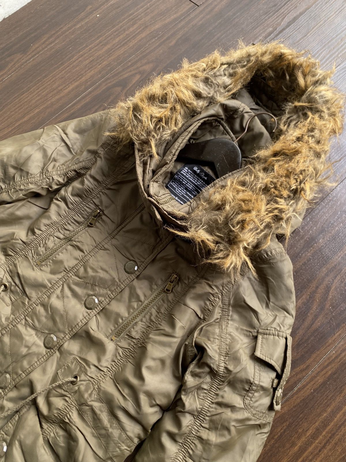Le Grande Bleu (L.G.B.) 00s DOLLY ANGELA LGB IF SIX WAS NINE STYLE FAUX FUR PARKA Size M / US 6-8 / IT 42-44 - 5 Thumbnail