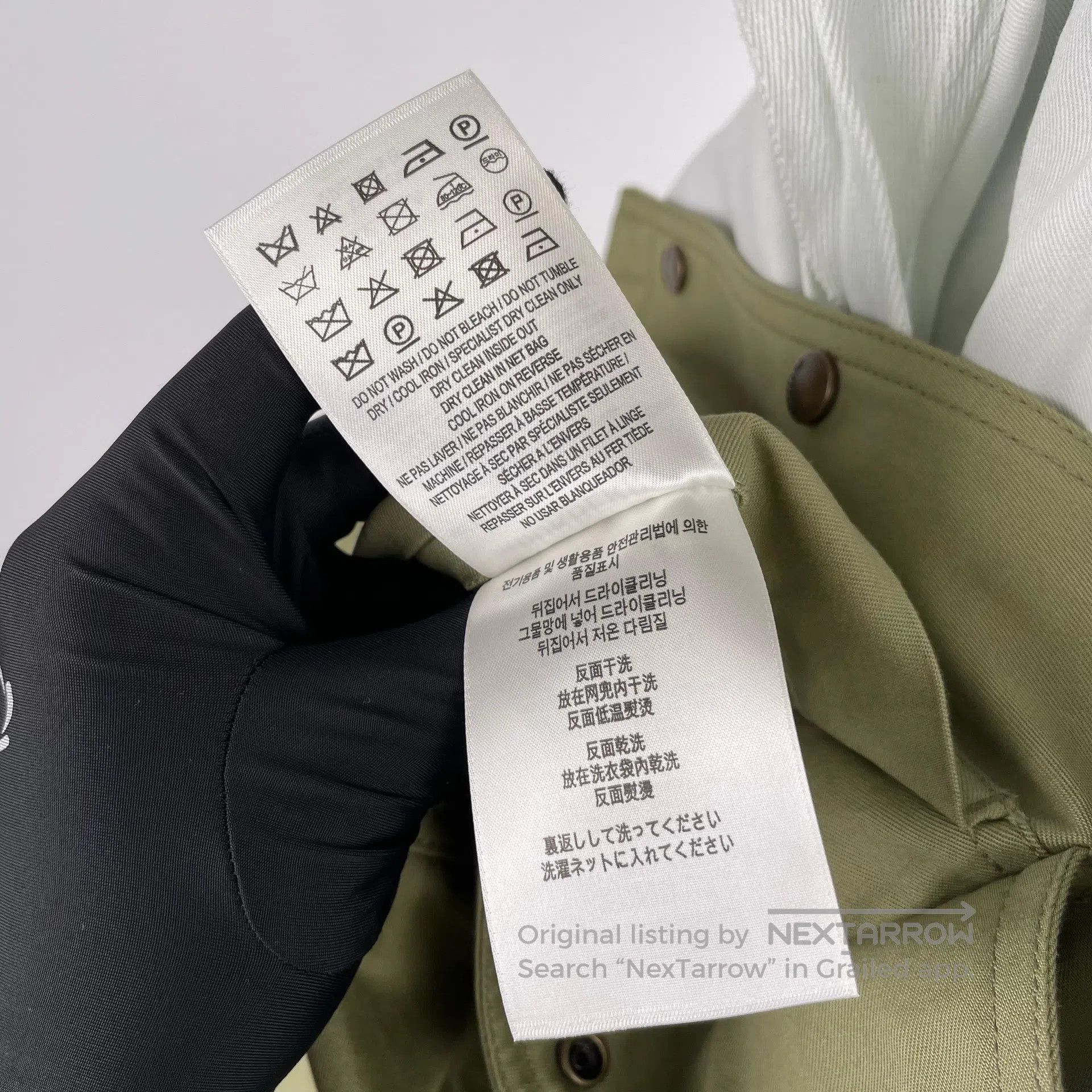 Burberry Burberry Chest Fox Embroidered Cursive Logo Letter Green S Size US XS / EU 42 / 0 - 7 Thumbnail