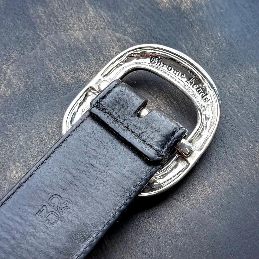 Chrome Hearts 32inch Chrome Hearts Gunslinger Leather Belt 1.5 Size ONE SIZE - 5 Thumbnail