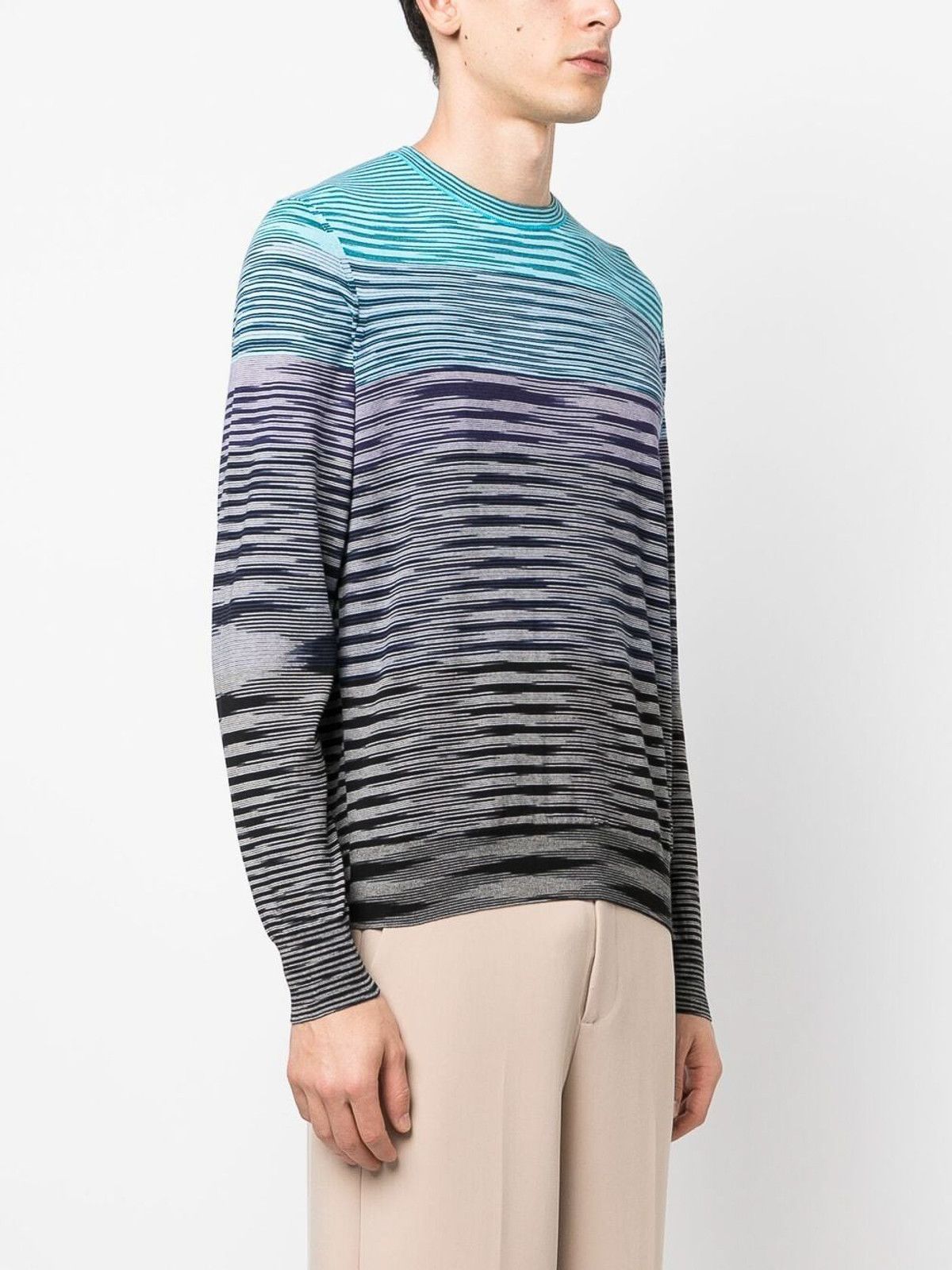 Missoni o1y0225 Crewneck Sweater in Multicolor Size US S / EU 44-46 / 1 - 3 Thumbnail