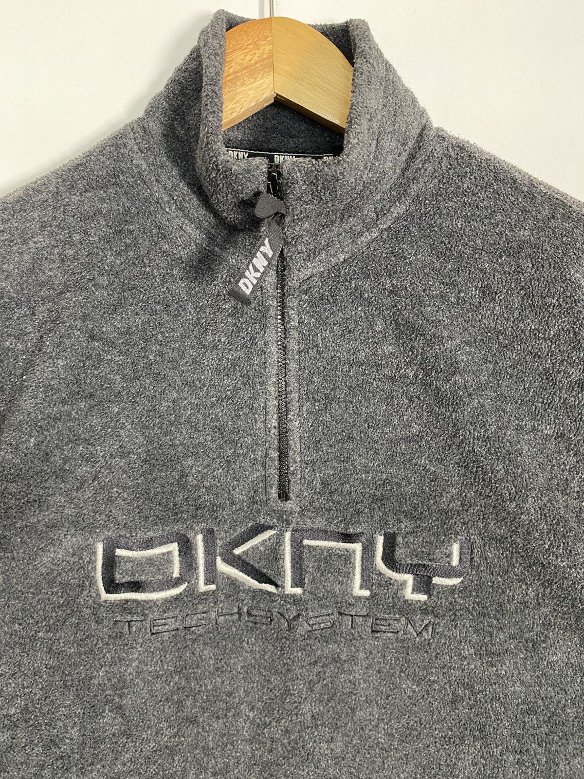 DKNY DKNY Tech system Embroidery Half Zipper Sweatshirt Size US M / EU 48-50 / 2 - 2 Thumbnail